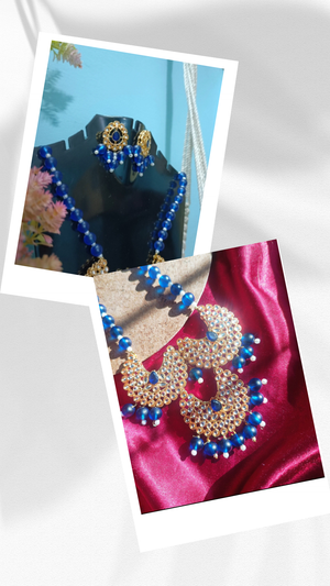 Blue beaded Necklace